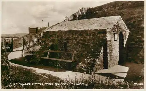 United Kingdom postcard Wales Rhos on Sea