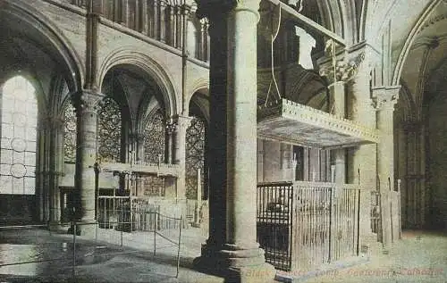 United Kingdom postcard England Canterbury cathedral