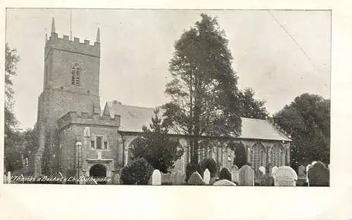 United Kingdom postcard England St. Thomas a Becket's Church