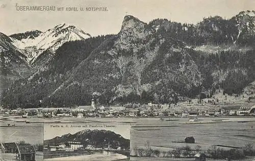 Germany postcard Oberammergau mit kofel