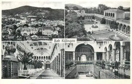 Germany postcard Bad Killingen Wandelhalle