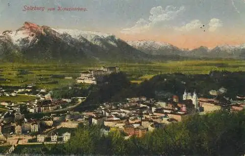 Austria postcard Salzburg Stadt