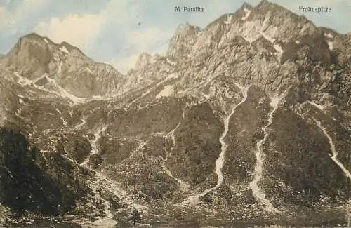 Austria postcard Frohnspitze M. Paralba