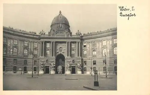 Austria postcard Wien Burgtor