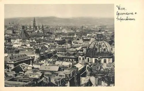 Austria postcard Wien panorama