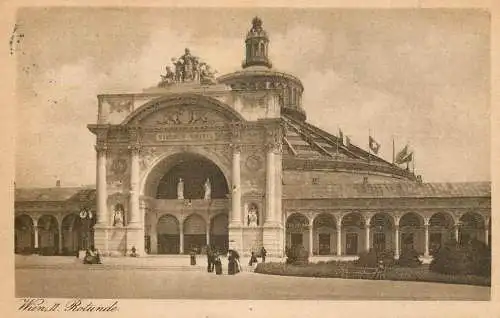 Austria postcard Wien Rotunde