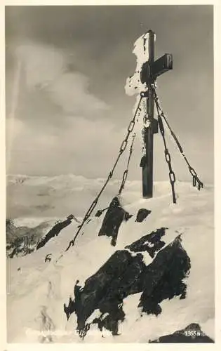 Austria postcard Grossglocknet mountain peak