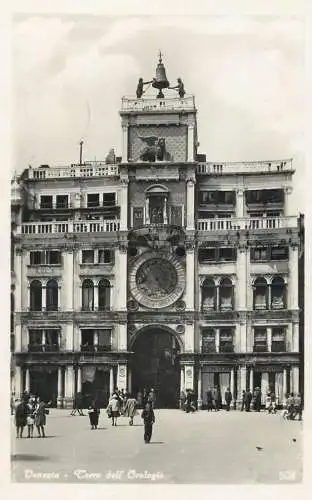 Italia postcard Venice Torre dell'Orologio