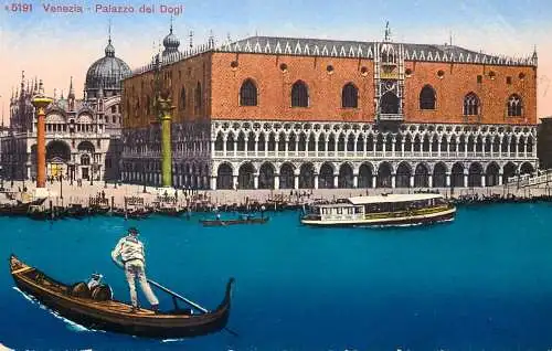 Italia postcard Venice Palazzo dei Dogi