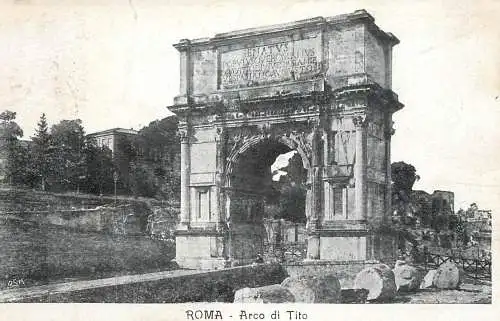 Italia postcard Rome arco di Tito