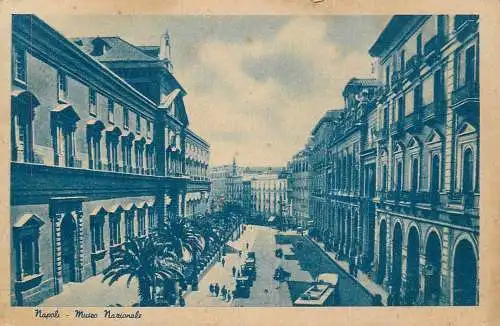 Italia postcard Naples museo nazionale