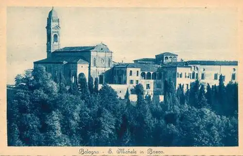 Italia postcard Bologna San Michele in Bosco
