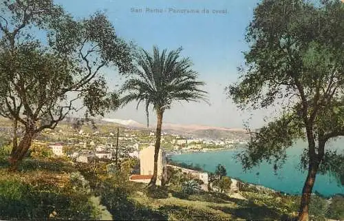 Italia postcard San remo