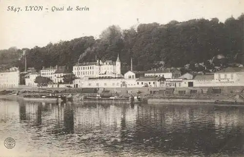 Cpa France Lyon Quai de Serin