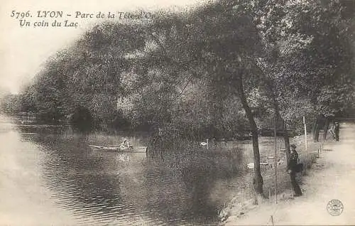 Cpa France Lyon  parc de la Tete