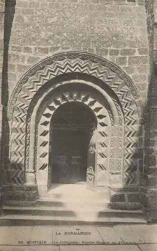 Cpa France Normandie Mortain la collegiale