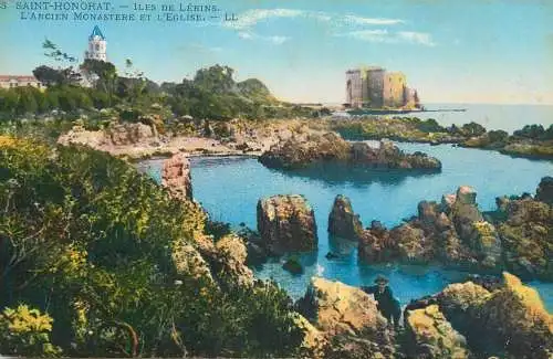 Cpa France Île Saint-Honorat Iles de Lerins