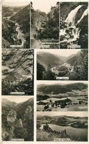 Germany Hollental Schwarzwald multi view