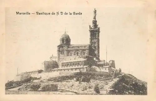 Cpa France Marseille Notre-Dame de la Garde
