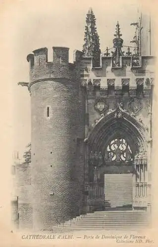 Cpa France Albila cathedrale Sainte Cecile