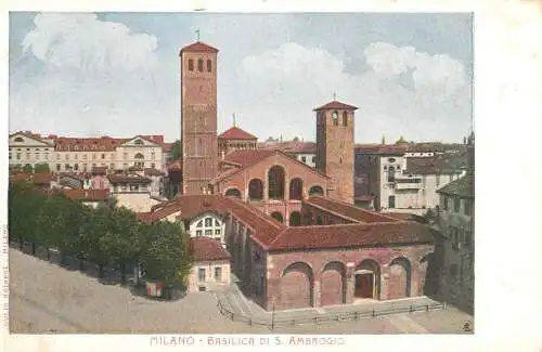 Postcard Italy Milano Basilica di S. Ambrogio