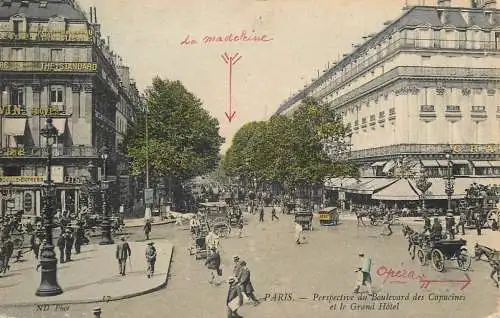 Postcard France Paris la Madeleine