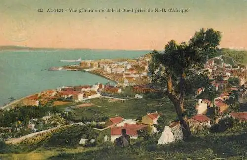 Postcard Algeria Alger Bab el Qued