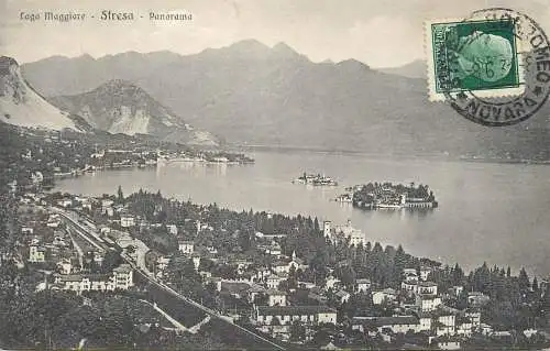Postcard Italy Lago Maggiore Stresa