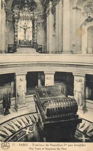France Paris cpa tombeau de Napoleon 1er aux Invalides