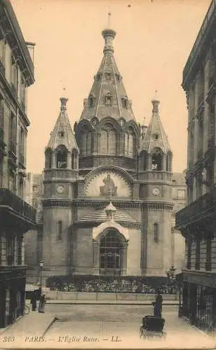 France Paris cpa l'eglise Russe
