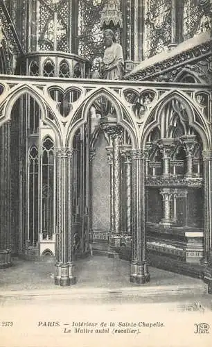 France Paris cpa Sainte Chapelle