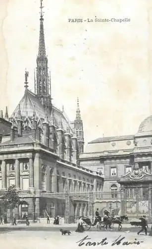 France Paris cpa Sainte Chapelle