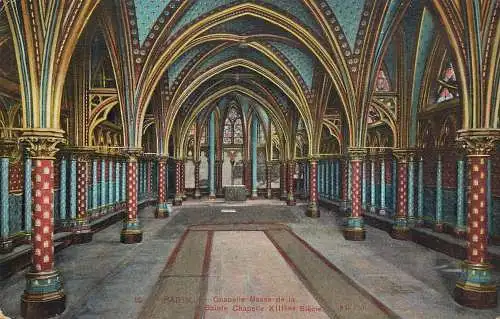 France Paris cpa Sainte Chapelle