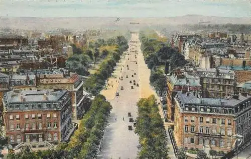 France Paris cpa l'avenue Foch 1932