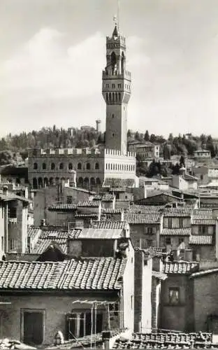 Italy Firenze veduta da Campanile sul Palazzo Vecchio