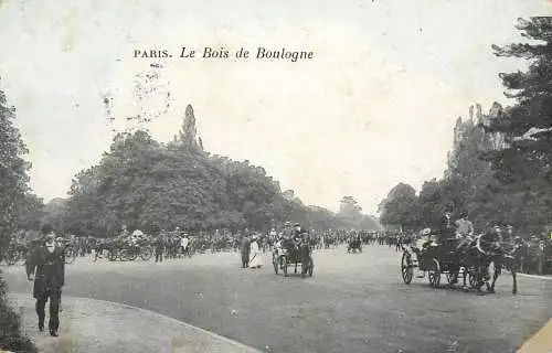 France Paris cpa le Bois de Boulogne