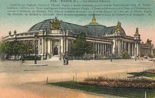 France Paris cpa le Grand Palais