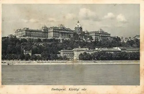Postcard Hungary Budapest Kiralyi var