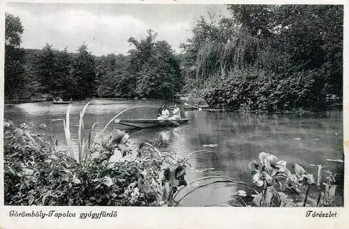 Postcard Hungary Goromboly Tapolca gyogyfurdo