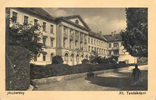 Postcard Hungary Jaszbereny all. tanitokepzo