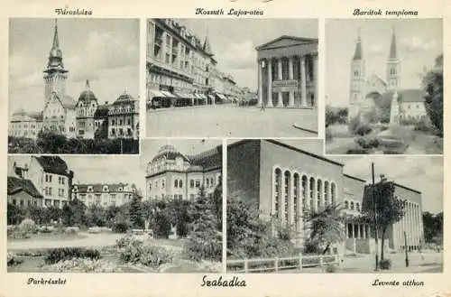 Postcard Hungary Szabadka