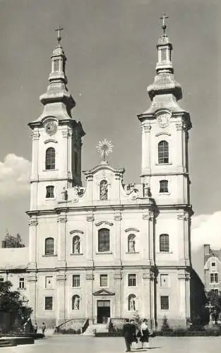 Postcard Hungary Miskolc minorita templom