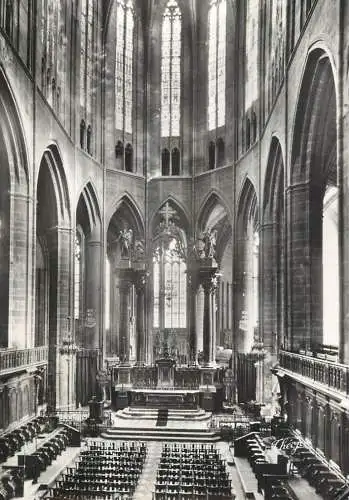 France Narbonne (Aude) Interieure de la Cathedrale St Just XIIIe & XIVe - Le Maitre Autel