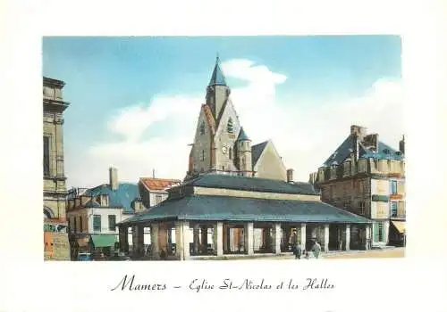 France Mamers Eglise St Nicolas et les Halles
