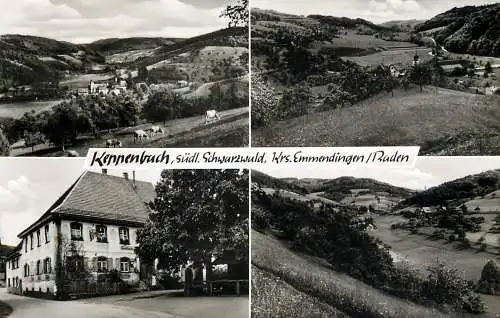 Germany Keppenbach, Kr. Emmendingen Gasthaus z. grunnen Baum multi view