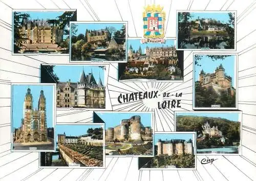 France Chateaux de la Loire several sites and sights