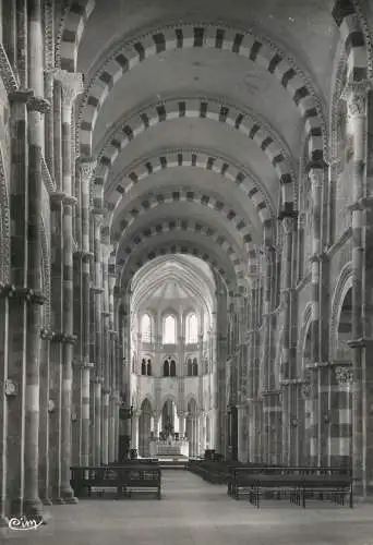 France Vezelay (Yonne) - Interieur de l'Abbaye de la Madeleine