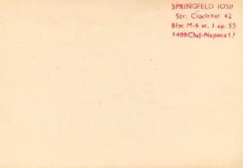 Romania radio amateur QSL card YO5QBN Cluj Napoca KN16TS op. Iosif