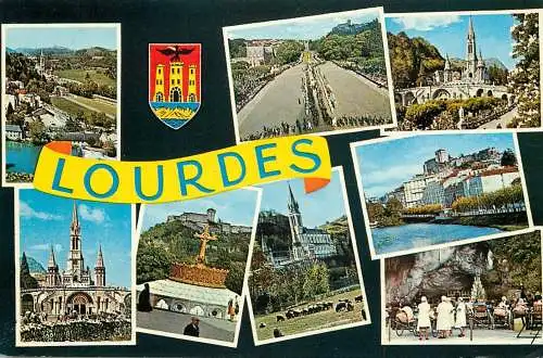 Postcard France Lourdes Hautes Pyrénées