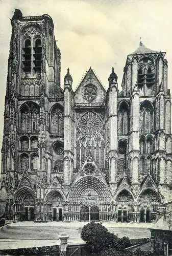 France Cathedrale St-Etienne de Bourges vue interieure